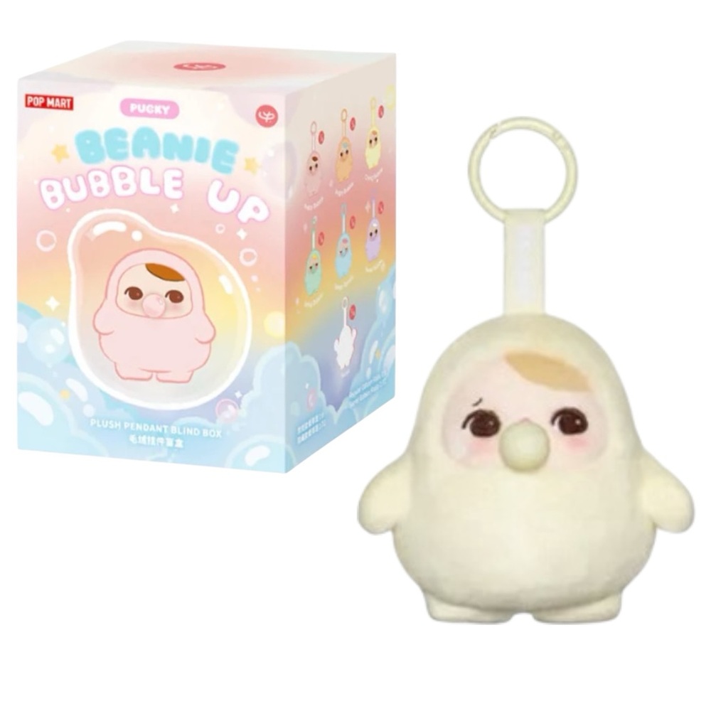 POP MART PUCKY Beanie Bubble UP Series-Plush Pendant Blind Box - Crying Bubble